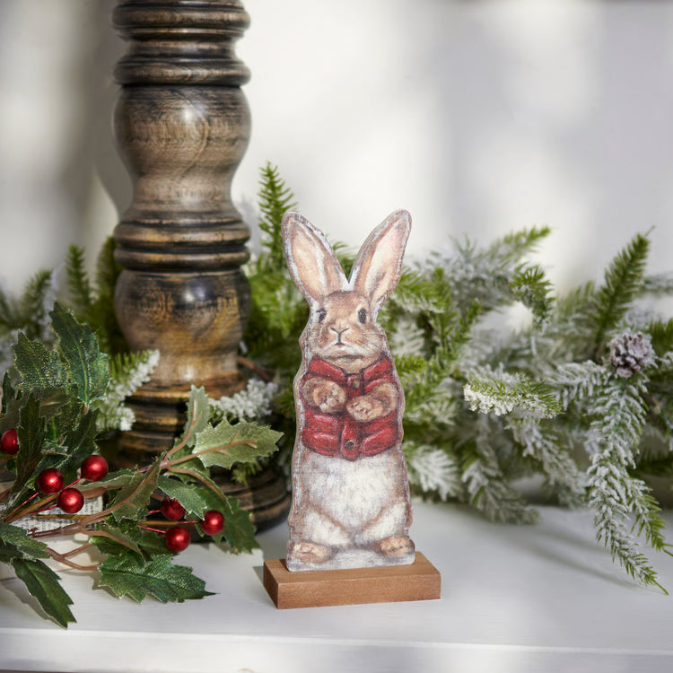 Winter Bunny Stand Up