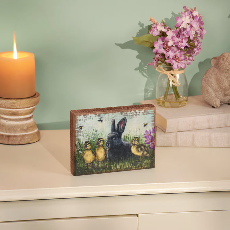 Garden Friends Block Sign