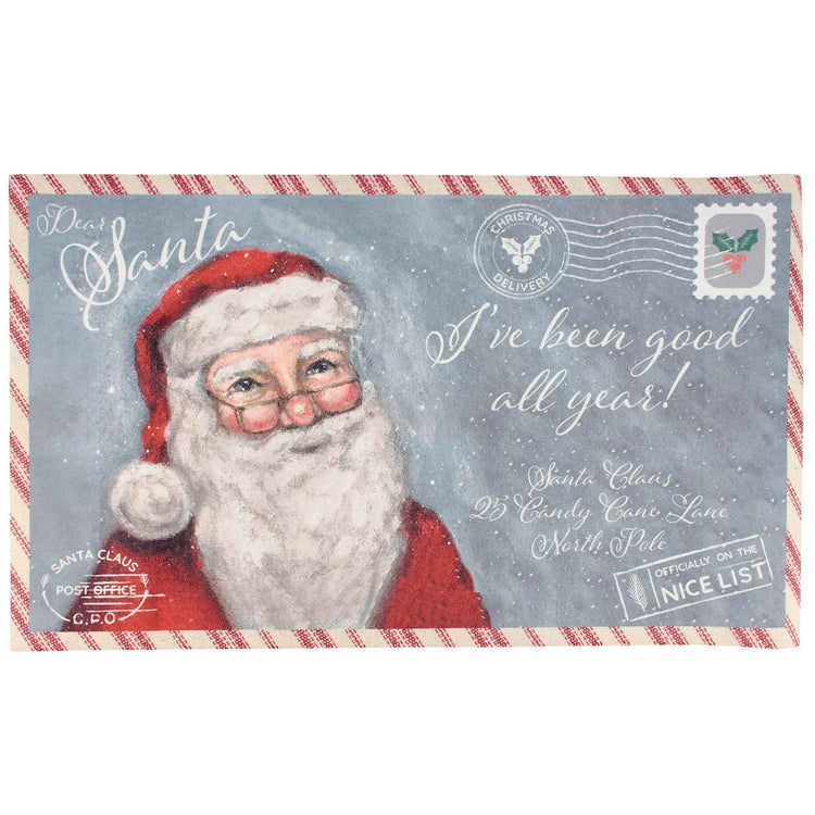 Dear Santa Christmas Mail Doormat