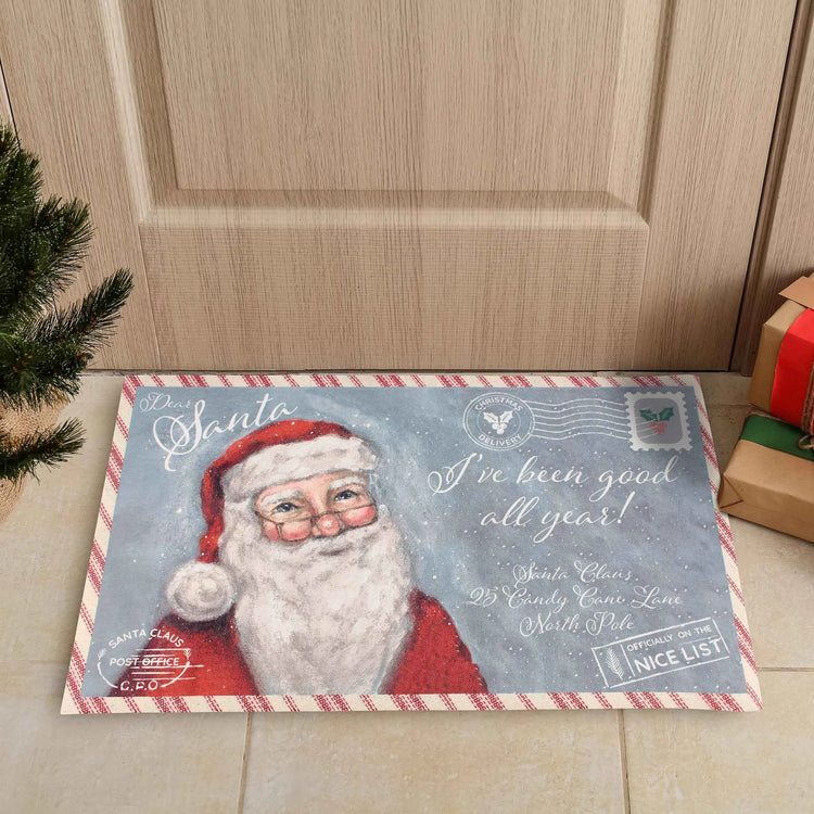 Dear Santa Christmas Mail Doormat