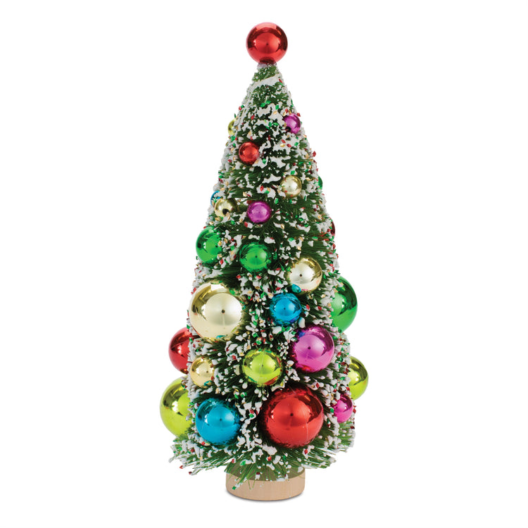 mini bottle brush christmas tree