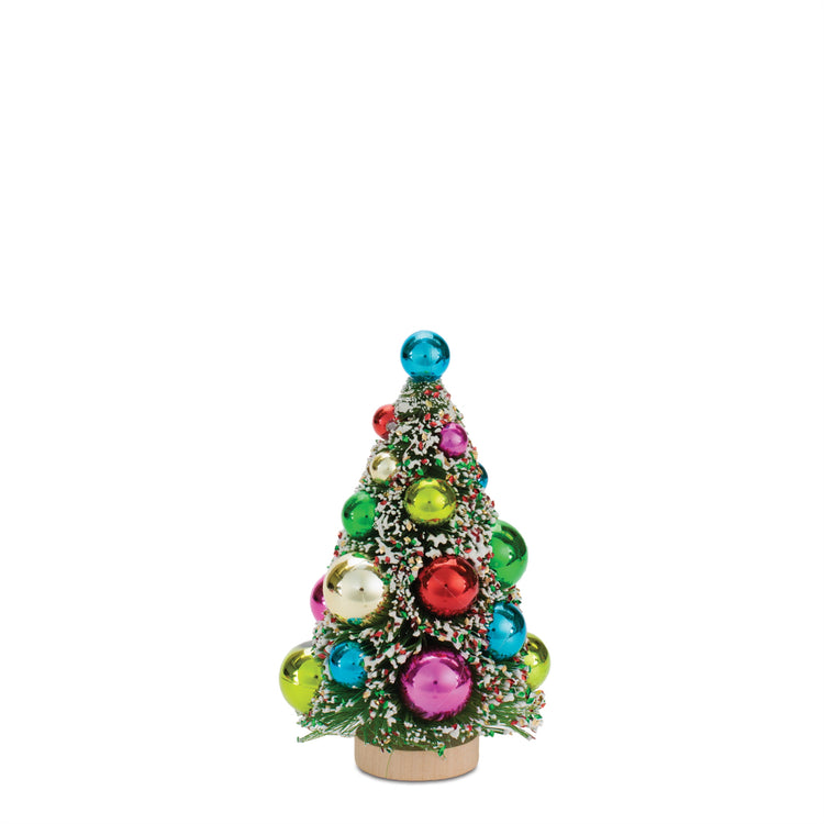 mini bottle brush christmas tree