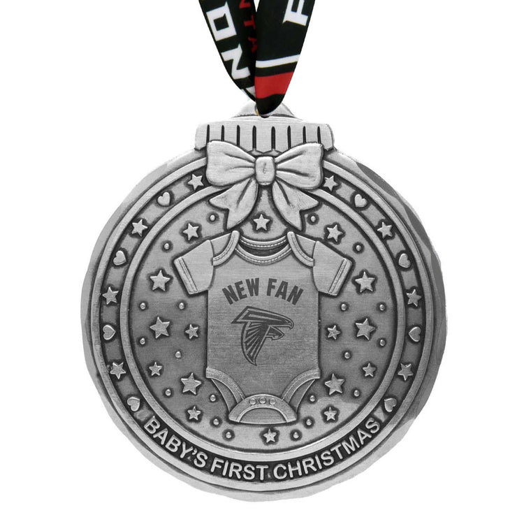 Atlanta Falcons Babys First Touchdown Ornament 