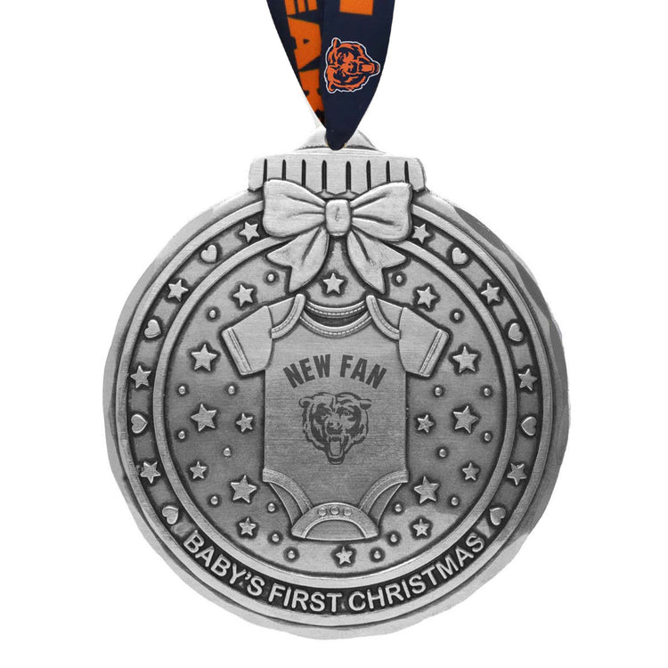Chicago Bears Babys First Touchdown Ornament 