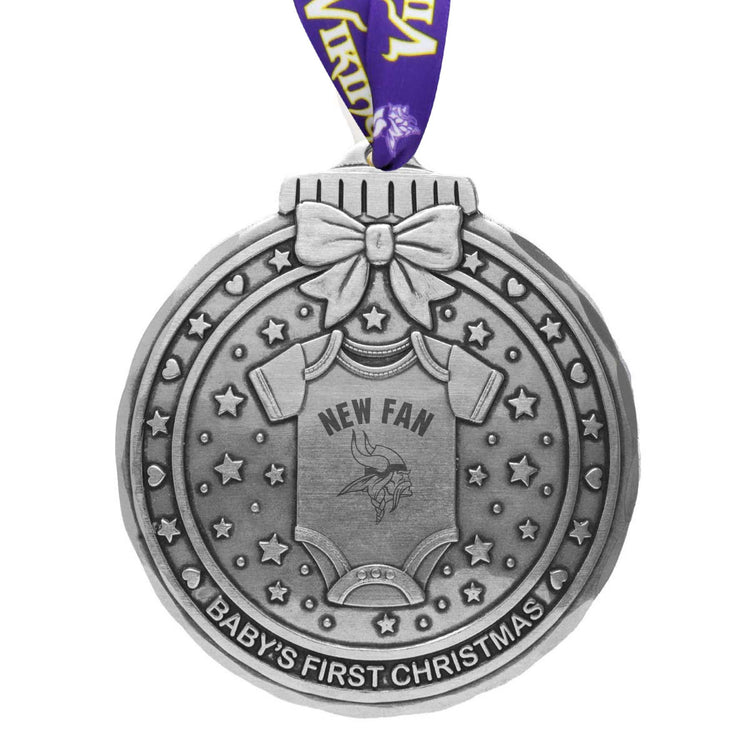 Minnesota Vikings Babys First Touchdown Ornament 