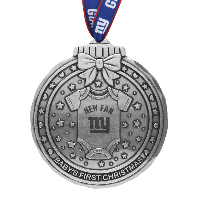 New York Giants Babys First Touchdown Ornament 