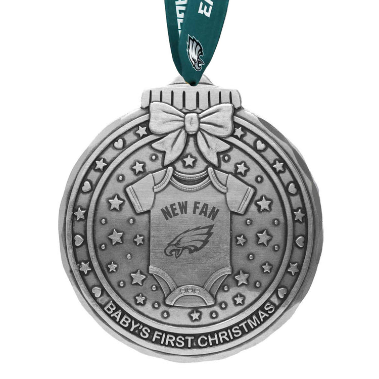 Philadelphia Eagles Babys First Touchdown Ornament 