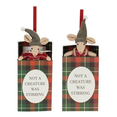 Matchbox Mouse Ornaments