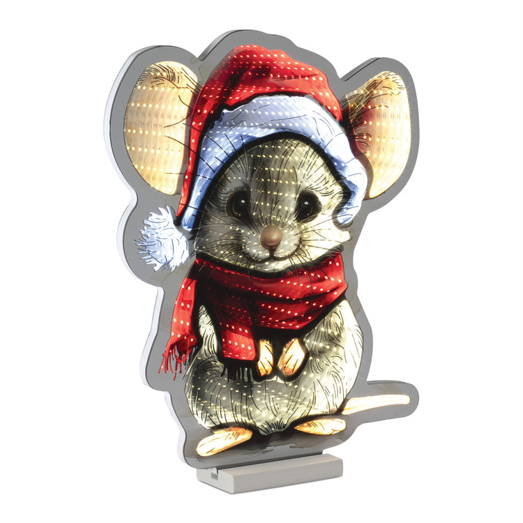 Lighted Mouse Figurine