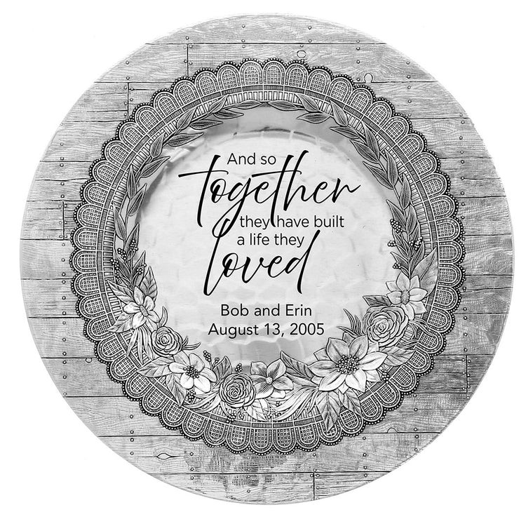 Rustic Charm Personalized Decorative Plate