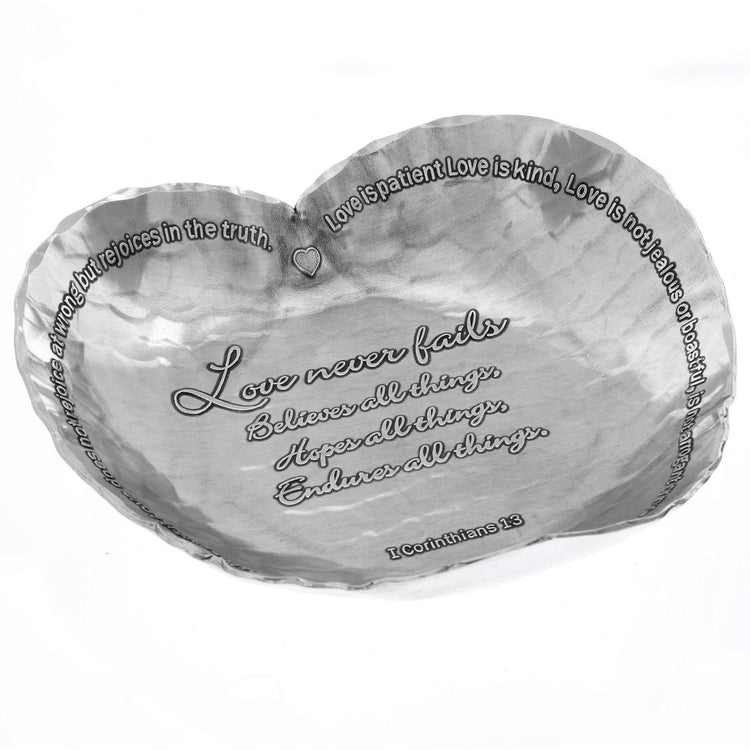1st Corinthians Heart Dish 