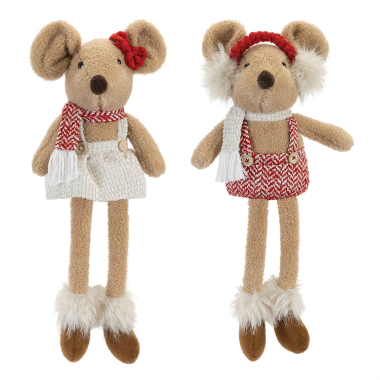 Noel Mouse Shelf Sitter Figurine