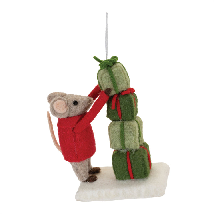 Felt Mouse ornament