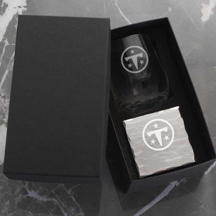 Tennessee Titans Wine and Coaster Gift Set