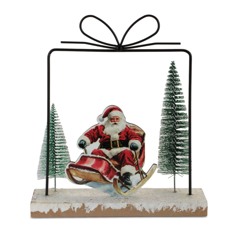 Santa's Winter Ride Tabletop Decor
