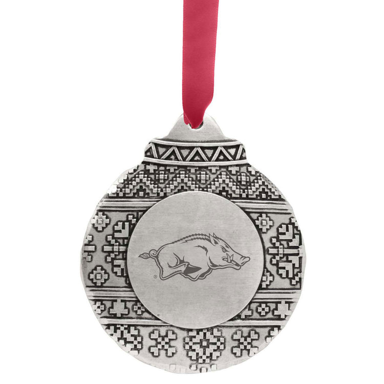 University of Arkansas Ugly Sideline Sweater Ornament