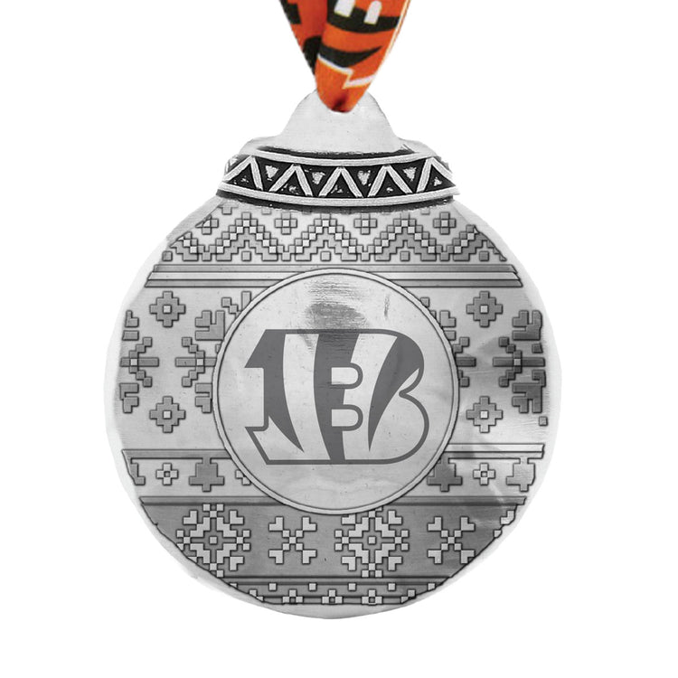 Cincinnati Bengals Ugly Sweater Ornament
