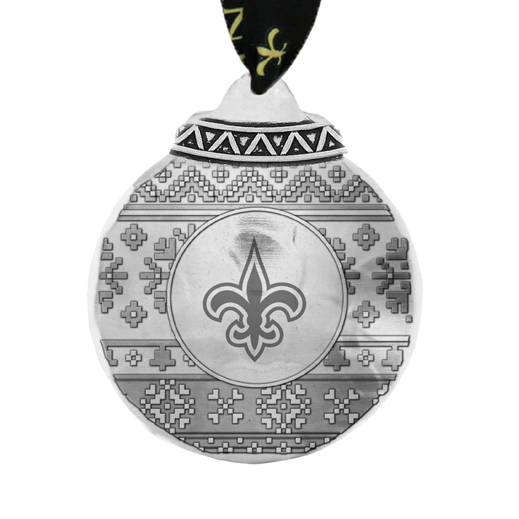 New Orleans Saints Ugly Sweater Ornament