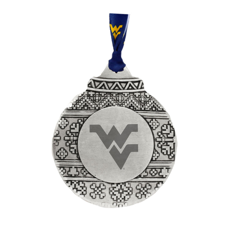 West Virginia Mountaineers Ugly Sideline Sweater Ornament