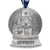 Dallas Cowboys Gingerbread Football Fan House Snow Globe Ornament - Wendell August Forge