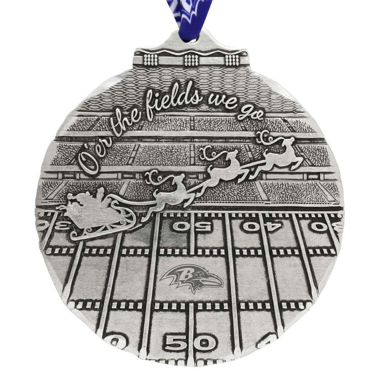 Baltimore Ravens O'er The Fields We Go Ornament