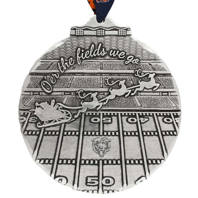 Chicago Bears O'er The Fields We Go Ornament