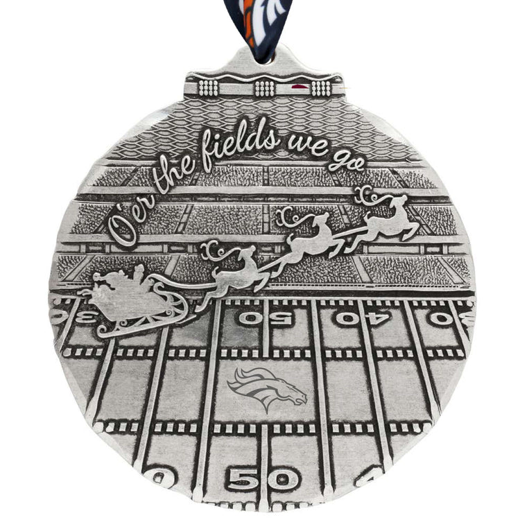 Denver Broncos O'er The Fields We Go Ornament