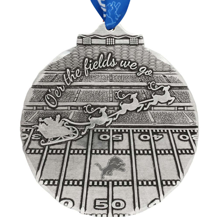 Detroit Lions O'er The Fields We Go Ornament