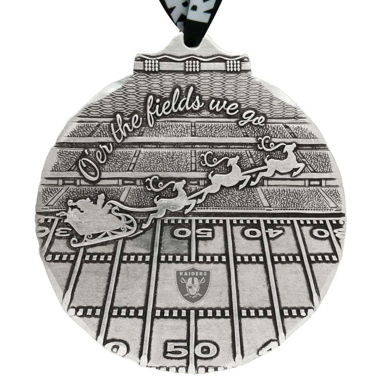 Las Vegas Raiders O'er The Fields We Go Ornament