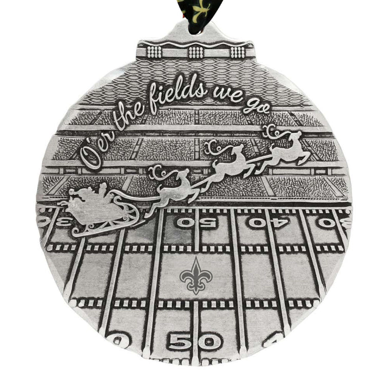New Orleans Saints O'er The Fields We Go Ornament