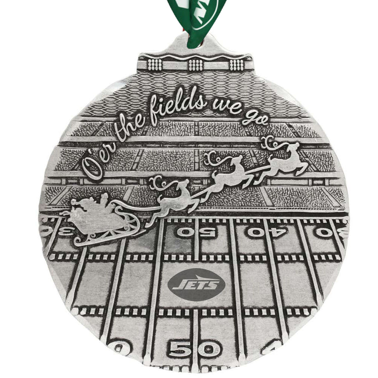 New York Jets O'er The Fields We Go Ornament