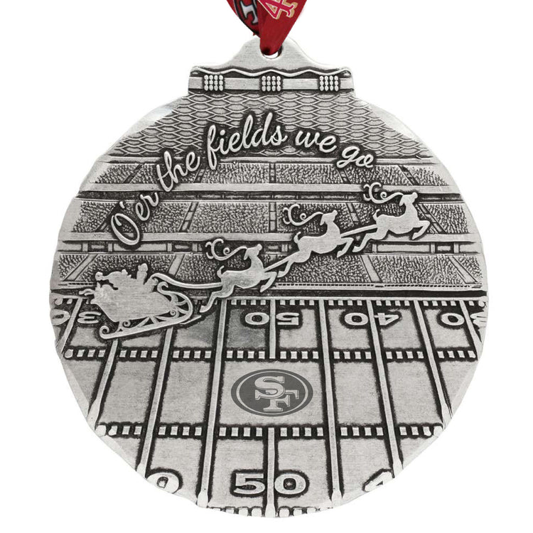 San Francisco 49ers O'er The Fields We Go Ornament