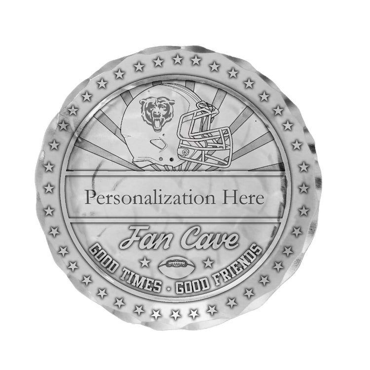 Chicago Bears Fan Cave Coaster
