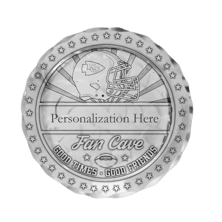 Kansas City Chiefs Fan Cave Coaster