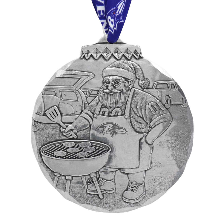 Baltimore Ravens Santas Sizzlin Tailgate Ornament