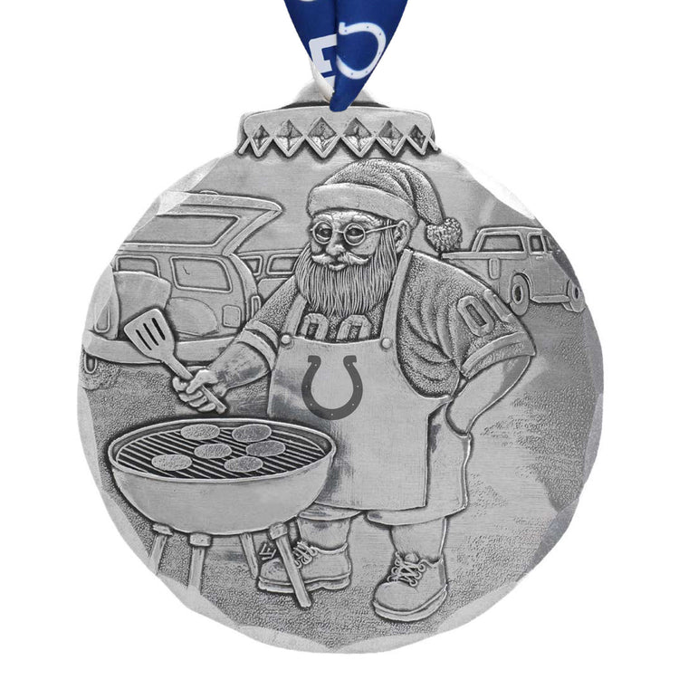 Indianapolis Colts Santas Sizzlin Tailgate Ornament