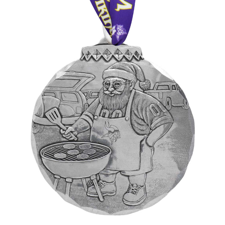 Minnesota Vikings Santas Sizzlin Tailgate Ornament