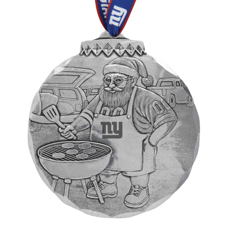 New York Giants Santas Sizzlin Tailgate Ornament 