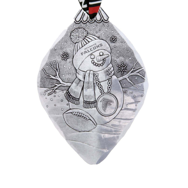 Atlanta Falcons Superfan Snowman Ornament