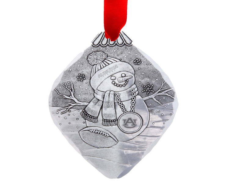Auburn Tigers Superfan Snowman Ornament