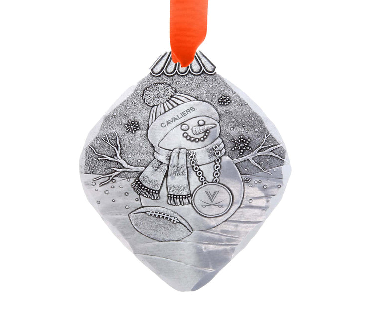 Virginia Cavaliers Superfan Snowman Ornament