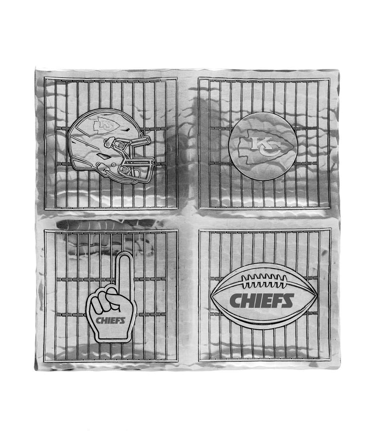 Kansas City Chiefs Game Day Quad Serving Tray