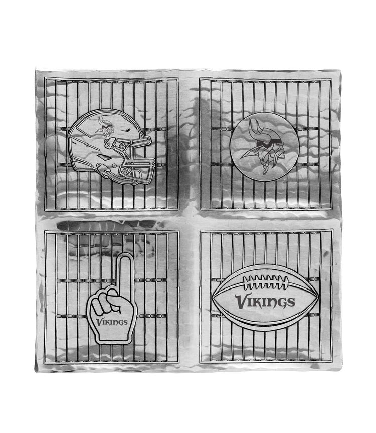 Minnesota Vikings Game Day Quad Serving Tray
