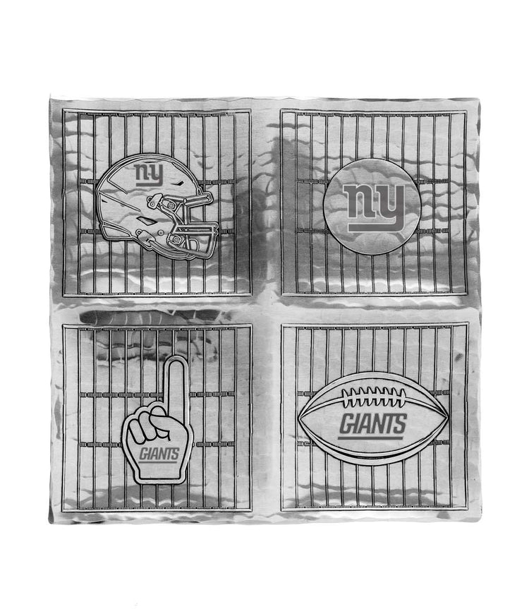 New York Giants Game Day Quad Serving Tray