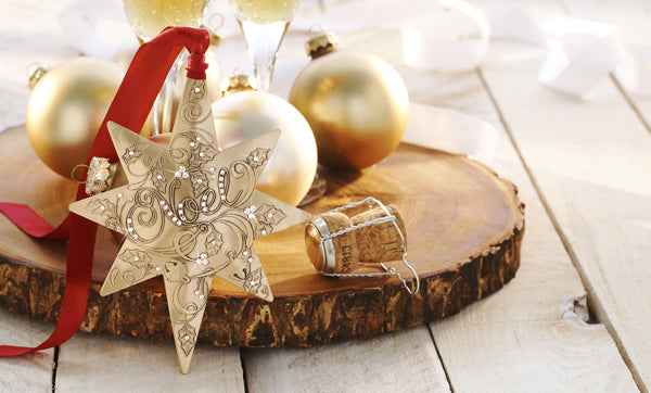 Limited Edition Noel Centennial Star Ornament with  Crystals (Bronze)
