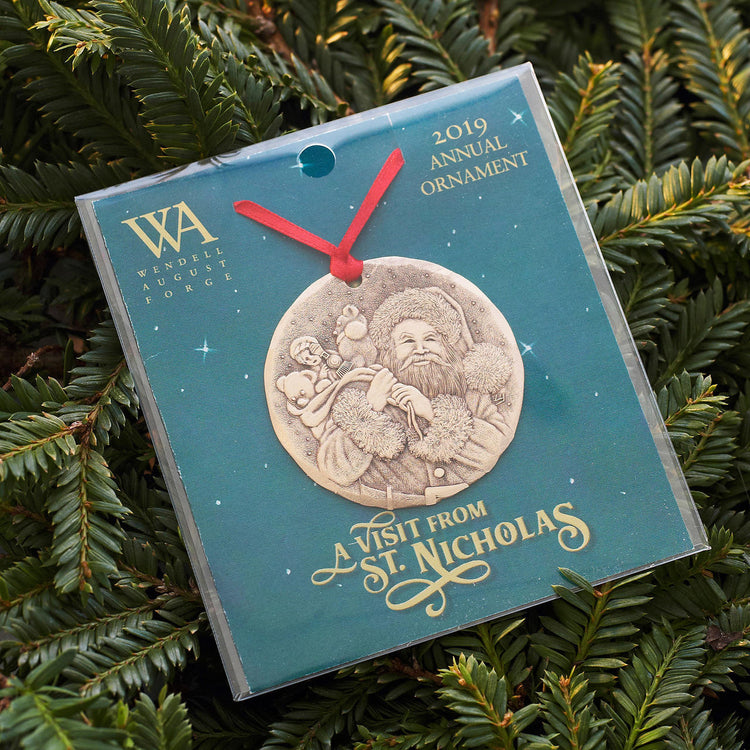 2019 Annual Ornament - A Visit from St. Nicholas (Bronze)