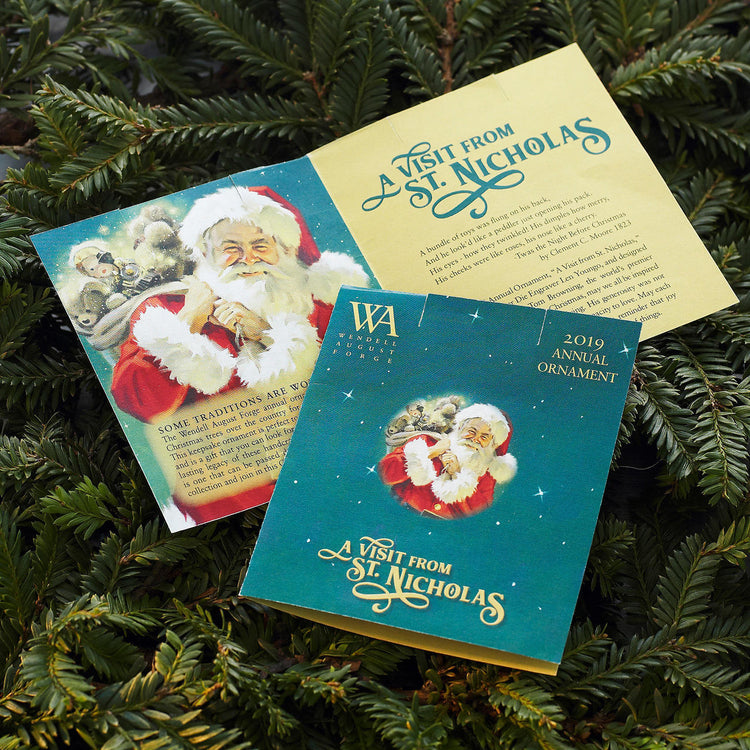 2019 Annual Ornament - A Visit from St. Nicholas (Bronze)