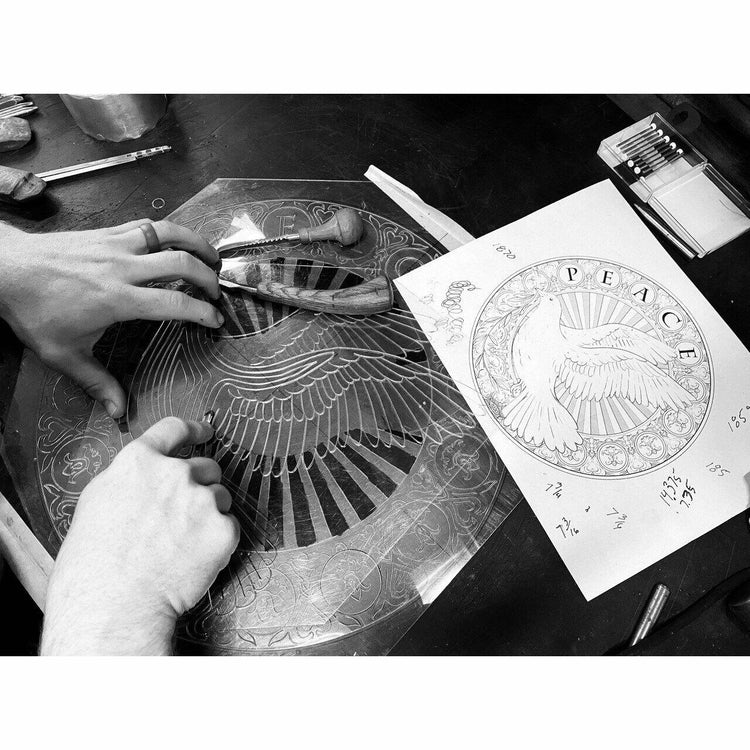 2020 Annual Christmas Plate- Peace on Earth (Bronze)
