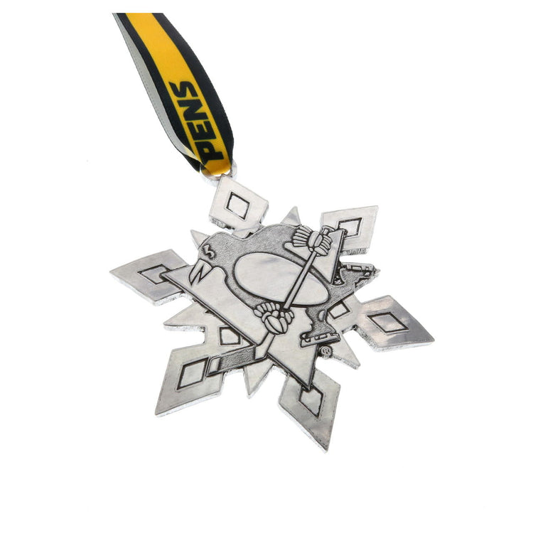 2020 Annual Pittsburgh Penguins Snowflake Ornament (Aluminum) - Wendell August Forge