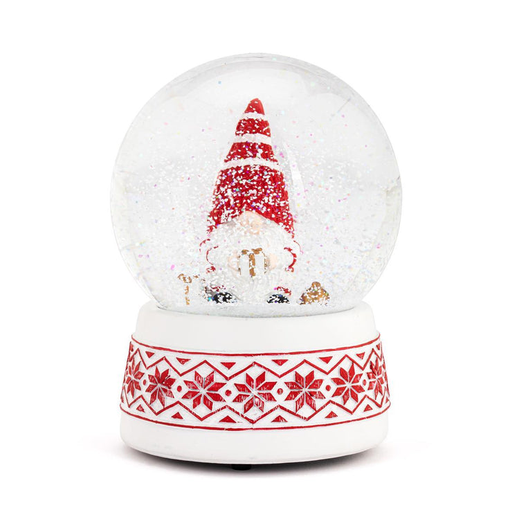 Musical Gnome Snow Globe